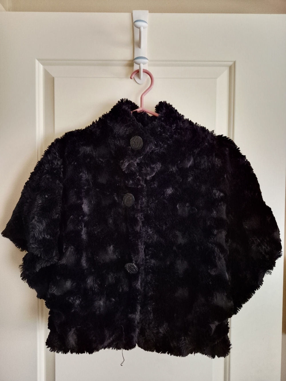 37 Faux Fur Black Bolero | Axara